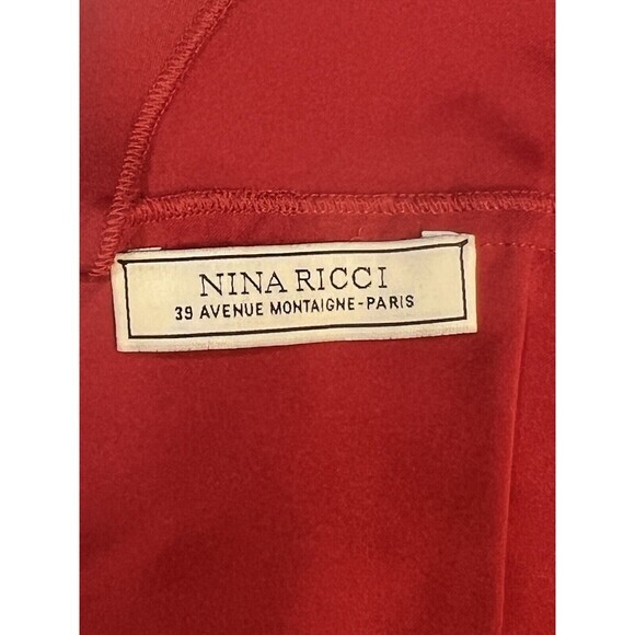 Nina Ricci 2013 RTW Runway Red Sleeveless Valentine Mini Dress Sz. FR38 US6-8 - Picture 11 of 13